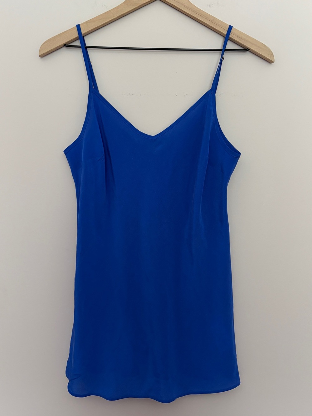 J. Crew Royal Blue Silk Camisole Small